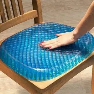 쿨 젤 방석 통기성 젤리 쿠션 실리콘 방석 벌집 하이브리드 운전자 직장인 기능성 사무실 소프트 컴퓨터