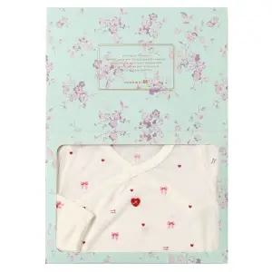 [롯데백화점]밍크뮤 WH 쁘띠리본배내바디슈트 3617004003 36170-040-03 출산백일돌선물