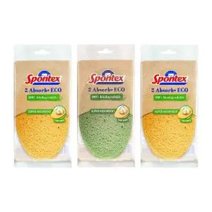 [스폰텍스] 프랑스 셀룰로오스 수세미 에코 2개입 x 3팩