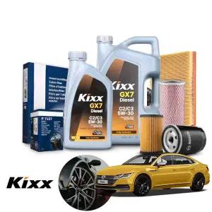 폭스바겐 아테온 1세대 2.0TDI (DPH) 디젤 킥스 2026 5w30 합성엔진오일 필터세트 오일교환 패키지