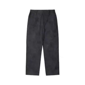[커스텀멜로우](강남점) 블랙 스트레이트 핏 코튼 팬츠 CWPAS25122BKX