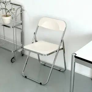 도노 미드센츄리 모던 인테리어 투명 폴딩 체어 접이식 의자