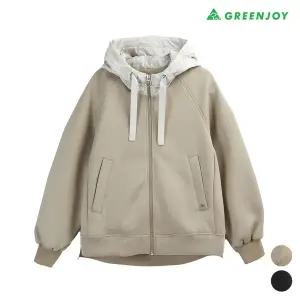 [아웃도어스/그린조이]여성 후드 배색 점퍼_GF23WJ29W