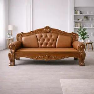 흙마루 돌침대 황토볼 흙침대 카우치 2인용 소파 M5003CG