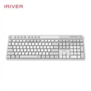 아이리버)무선 블루투스 항균 키보드(MWK601 화이트)/키보드/무소음/저소음/듀얼모드/무선/미니/멀티페어링