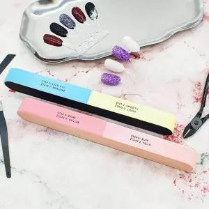 네일파일 손톱정리버퍼 야스리 6단계 손톱파일/손톱다듬기/손톱밀대/네일정리/손톱연마/정리도구/사포스틱