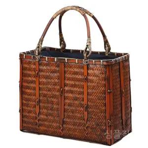 베트남가방 레드 대나무 여행 왕골백 휴양지 여름 해변 여성 휴가 라탄백 다낭 동남아
