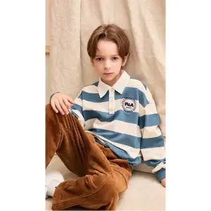 [롯데백화점]휠라 키즈 키즈 ESSENTIAL+ 남아 단가라 맨투맨/FK2POF3302M