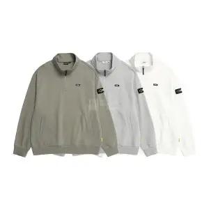 [내셔널지오그래픽](하남점)세미 오버핏 하프 집업 맨투맨 티셔츠 N231MSW100