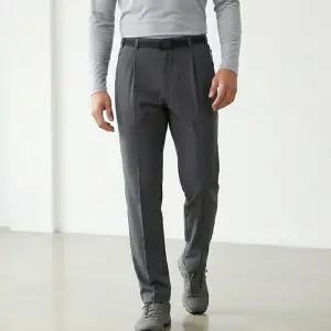 남성 봄가을 원턱 디테일 허리밴딩 팬츠 등산 아웃도어 작업복 바지 190