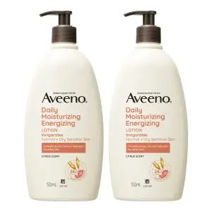 아비노 데일리 모이스처라이징 에너자이징 로션 자몽향, 532ml, 2개