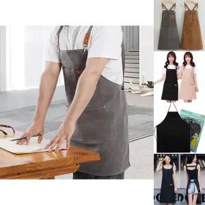 방수 바리스타 데님 앞치마/정원용/꽃집/커피숍/까페/원예/목공/청소/카페/공업용/직원용/작업