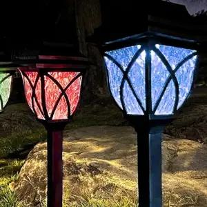 LED 태양광 정원등 2개입 RGB컬러/태양광등/조명/외부/태양열/야외등/실외/계단등/LED등/공원등/램프/공원