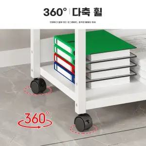 프린터기 사무용 받침대 테이블 이동식 프린트 프린터 책상 선반