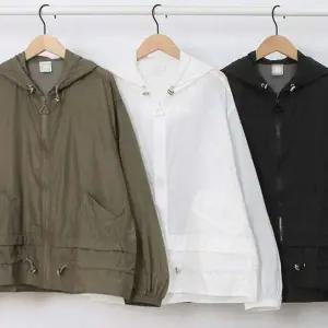 빅사이즈 FL95KN96 바람막이 후디 스트링 306O372S