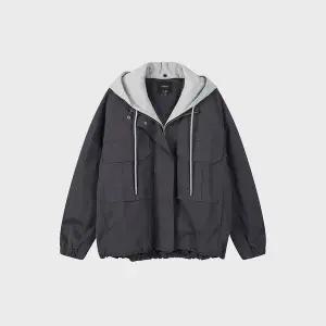 [LAP] 랩 빅포켓 후드 박시 점퍼 AS1WZ260