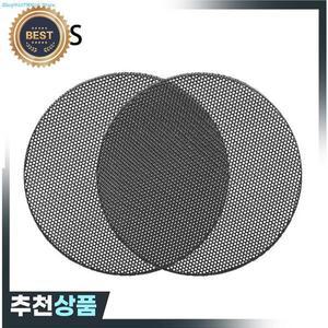 76HD 스피커 금속 메쉬 그릴 커버 오디오 장식 원 교체 홈 오피스