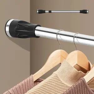 길이조절봉 80 강력 미니옷걸이 원형압축봉 옷봉 옷장