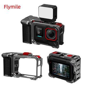 플라이마일 에이스 프로 2 핸들 그립 키트 인스타360 2용 메탈 케이지 거리 포토 촬영용 확장 어댑터 비디