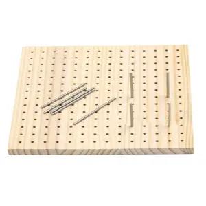 블로킹 크로셰보드 모티브 포지셔닝 코바늘 강침 8개