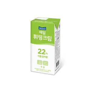 매일유업 휘핑크림22% 1000mLx10팩/식물성/무배