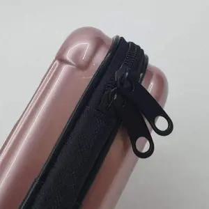 [셀러에이드]여행용 미니 하드케이스 파우치 골드 모양 캐리어 가방