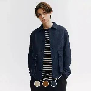 [지오다노] 074904 베이직 코튼 포켓 자켓