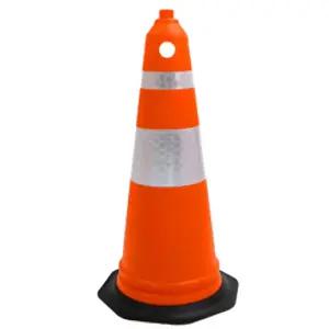 강풍대비 고무베이스 고중량 1M대형 라바콘 행사장 야외작업장 구역표시 주차콘