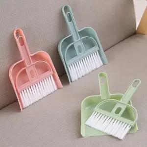 초등학생 미니 빗자루 쓰레받이 10개 세트 책상 바닥 청소 휴대간편