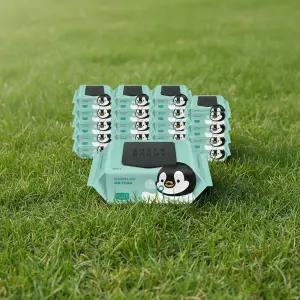 슈퍼대디 물티슈 민트 미스터펭 시그니처 캡형 70매 20팩