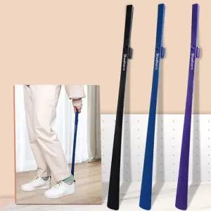 자석 흡착식 롱 구둣주걱 부채골 모양 새 신발 신을때 구둣주걱