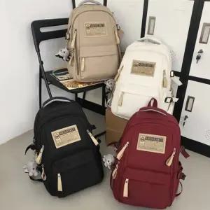 남여공용 클래식 패치 포인트 데일리 캐주얼 백팩 남학생가방 대학생백팩 신학기가방