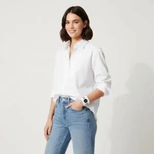 [모스키노] 손목시계 프린트 포플린 셔츠 149838451