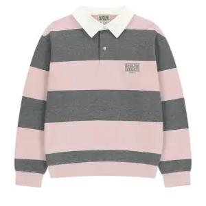 마리떼 럭비 스트라이프 스 셔츠 MFG46SSW223 LPK NVY SBL