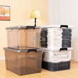 투명 리빙박스 초대형 특대형 수조 트렁크 220L 플라스틱