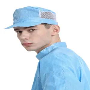 클린룸 방진모 반도체용 식품 위생용 하늘색 모자 제전모