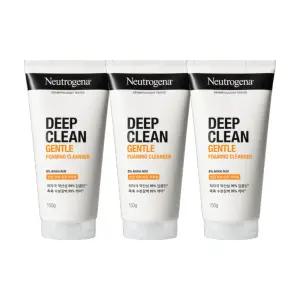 뉴트로지나 클렌징폼 젠틀 포밍클렌저 150g 3개
