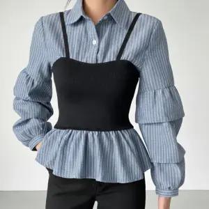 뷔스티에블라우스 E0064
