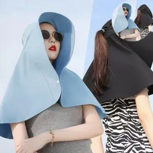 비치모자 여자 남자 차양캡 햇빛차단캡 와이드차단 사하라캡