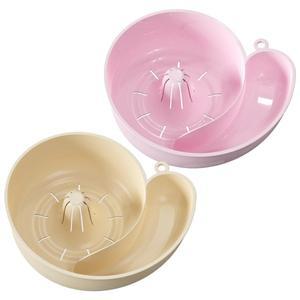 달팽이 모양 자동 과일 세척 배수 야채 바구니 접시 필터 식품 등급 샐러드