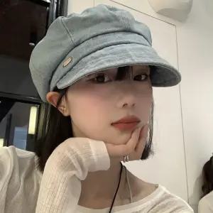 여성 베레모 봄 여름 남성 페도라 패션 야외 모자 카우보이