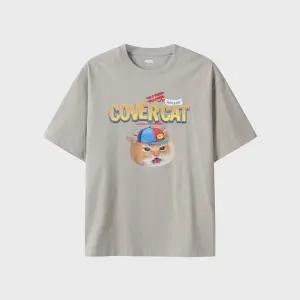 탑텐 TOPTEN 공용 코튼 반팔T 마인드어데이 커버캣 MSF2TS3008