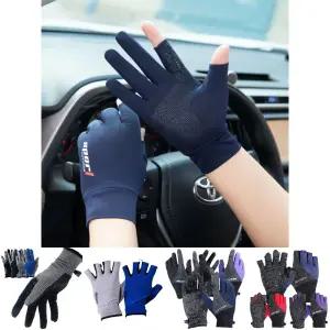 남자 여성 등산 용 캠핑 스포츠 아이스 쿨링 장갑/안전 바이크 여름 손가락장갑 운동 자전거 반 자외선