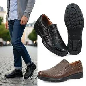 [엄지척]남성 484BMG11 소가죽 캐주얼 슬랙스 정장구두 편리한 감각적 미끄럼방지 신발 슈즈 쿠션인솔 슬