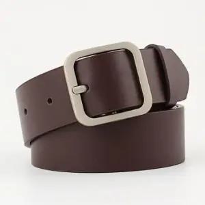 캐주얼벨트 멜빵 로빈 스퀘어 여성 가죽벨트(100cm)