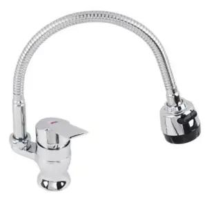 [생활] 수도꼭지 세탁기 호스용 냉수 온수 360회전 수전용품 원홀싱크코브라 무지개