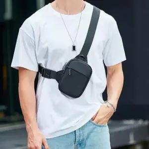 [패션] 슬림 크로스백 남녀공용 컴팩트 여행 보조가방