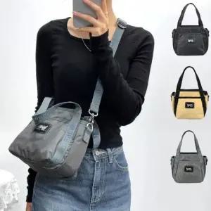 컬러풀 넉넉사이즈 휴대용 포켓 실용적 크로스백 미니크로스백 캔버스백 빅크로스백