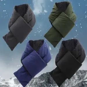 기모 보온 패딩목도리 넥워머 방한 머플러 남녀 겨울 여성목도리 남녀목도리 체크목도리