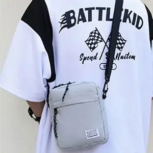 슬링백가방 남녀공용 메신저 미니 크로스백 핸드폰가방 자수패치